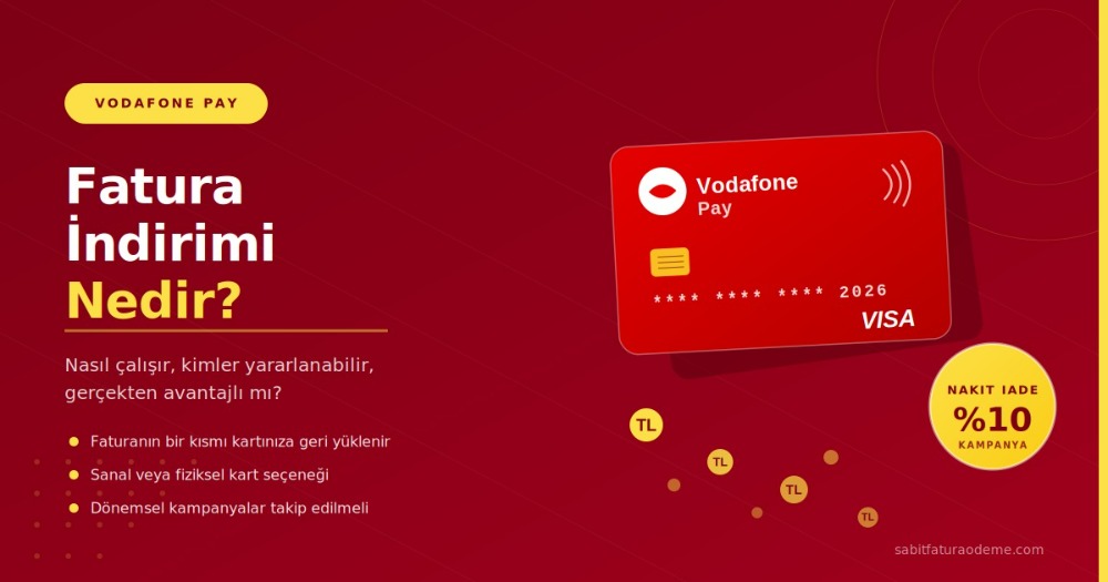 Vodafone Pay Fatura İndirimi Nedir? Nasıl Kazanılır, Kimler Yararlanabilir?